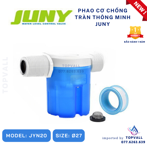 Phao cơ chống tràn juny tự ngắt nước khi đầy cho bồn nước, bể cá, hệ thống nước sinh hoạt