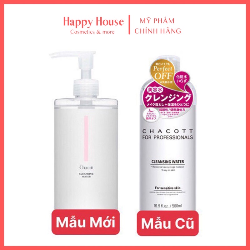 Nước tẩy trang cho da nhạy cảm Chacott for Professional nội địa Nhật