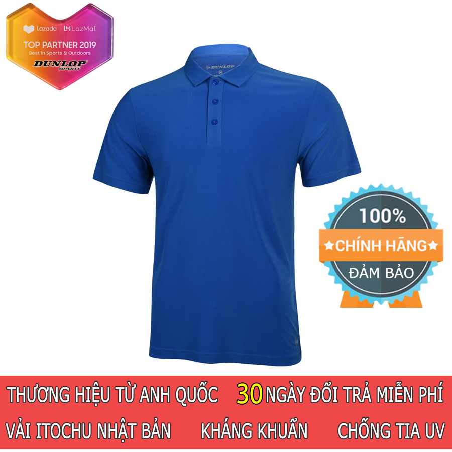 Áo thể thao nam dunlop - dabas9117-1c hàng chính hãng thương hiệu anh quốc