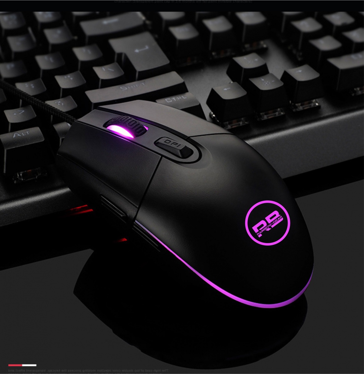 Chuột Mouse Rainbow Gear R102 chuyên game. Vi Tính Quốc Duy