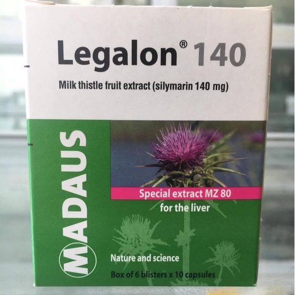 LEGALON 140 - Viên uống bổ gan mật silymarin / legalon nhập khẩu từ Đức