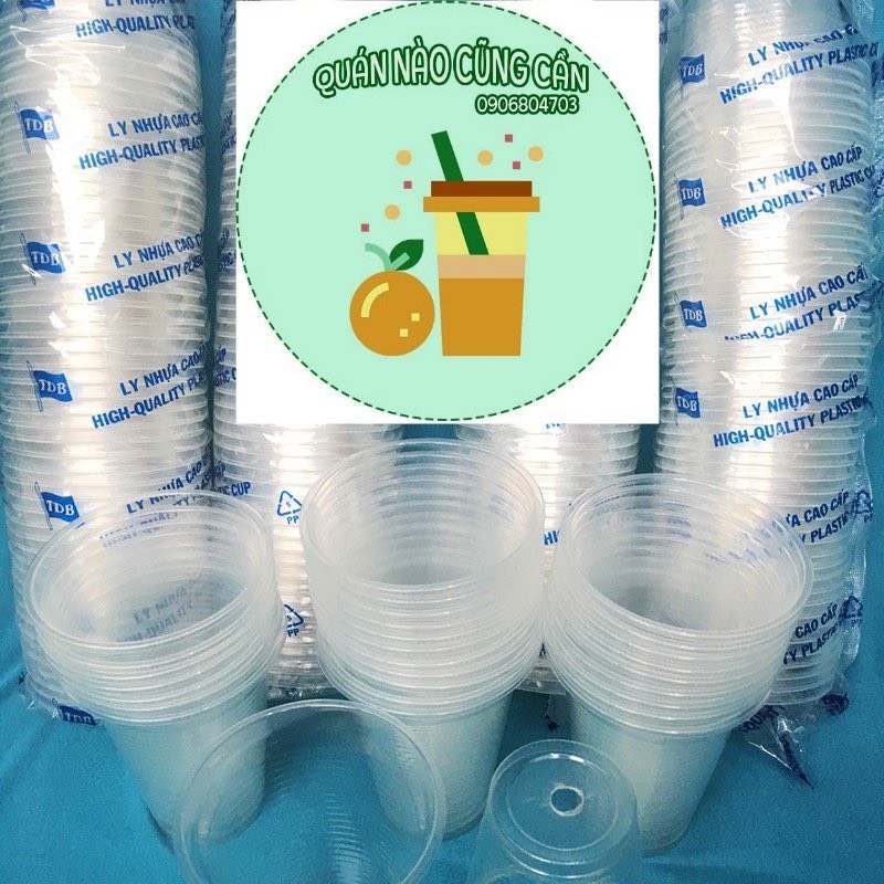 50 Ly nhựa gân PP nhiều size dùng 1 lân đựng trà đá, trà sữa sinh tố giá rẻ -  Quán nào cũng cần