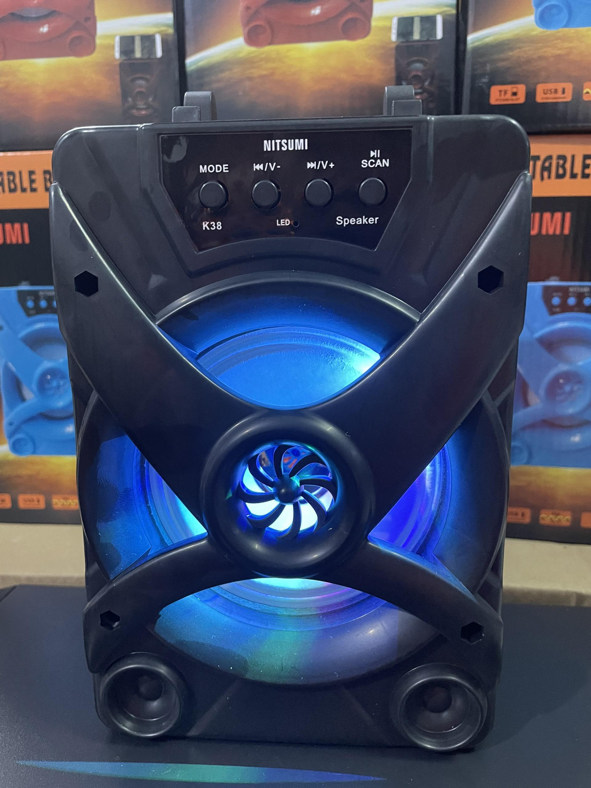 [Bãi nội địa nhật] Loa bluetooth có giá đỡ điện thoại Nitsumi k38