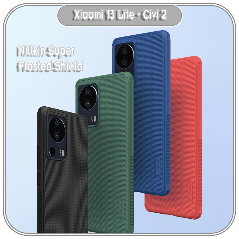 Ốp lưng cho Xiaomi 13 Lite - Civi 2 Super Frosted Shield Pro nhựa PC cứng Nillkin - Hàng Nhập Khẩu