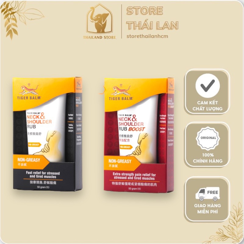 Dầu xoa bóp tiger balm neck & rub boost dùng cho vùng cổ - vai - gáy