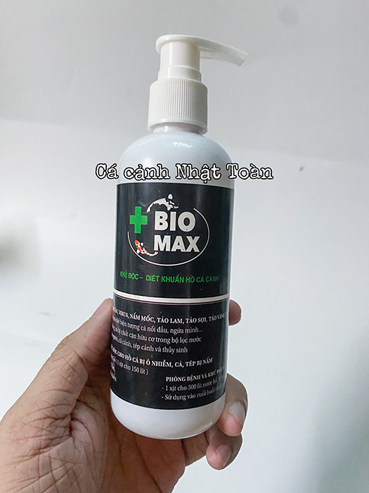 "Hoàn tiền đến 10%" BIO MAX KHỬ ĐỘC DIỆT KHUẨN HỒ CÁ 250ML