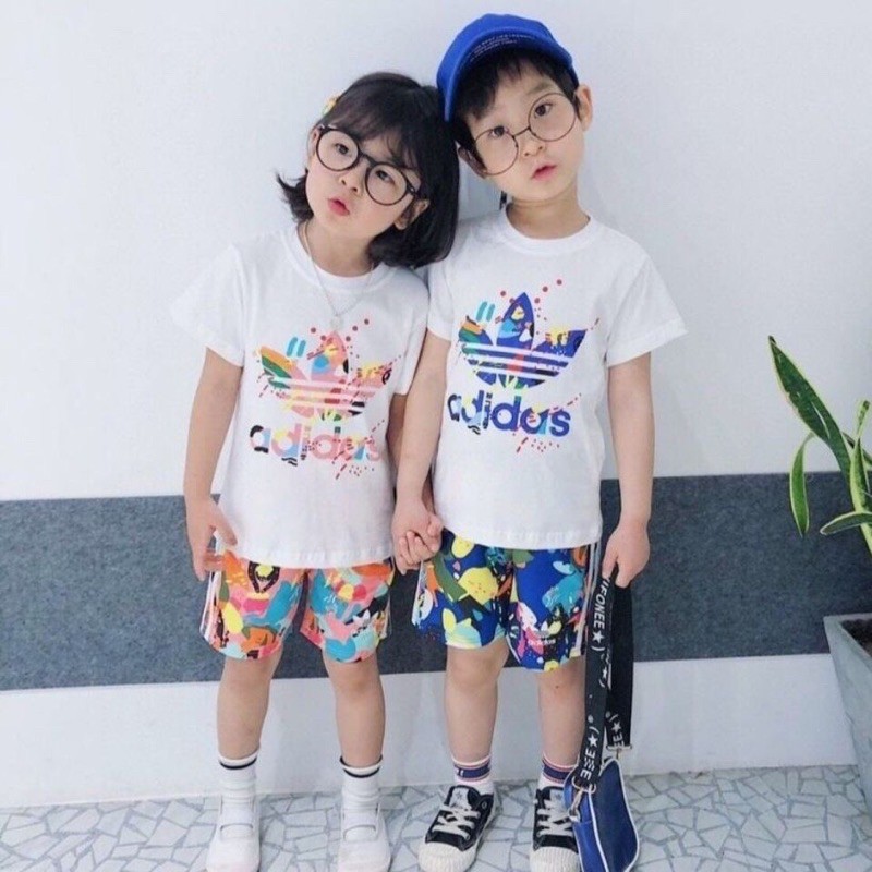 Set adidas thế thao cho bé trai bé gái
