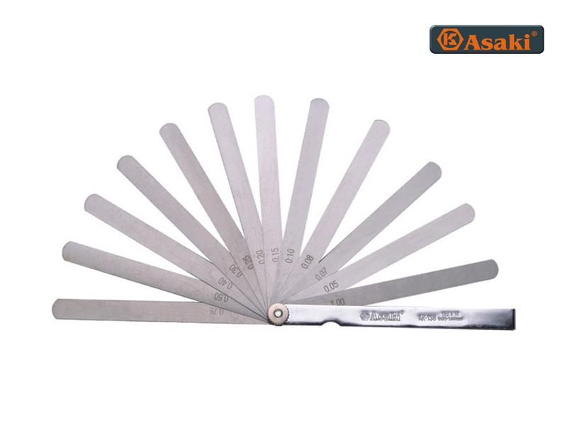 Dưỡng đo độ dày asaki ak-141 c2-200x17