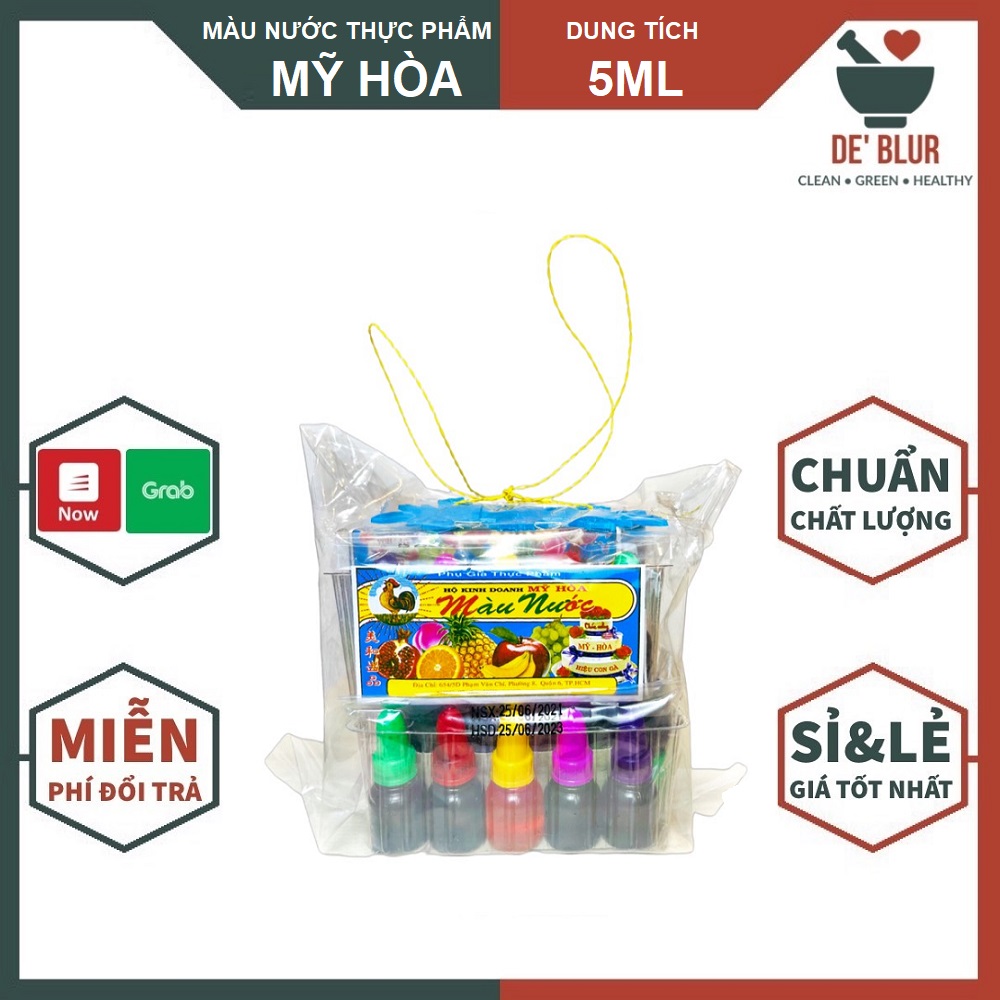Phụ gia thực phẩm / màu nước thực phẩm mỹ hoà chai nhỏ đảm bảo chất lượng / tuyệt đối an toàn