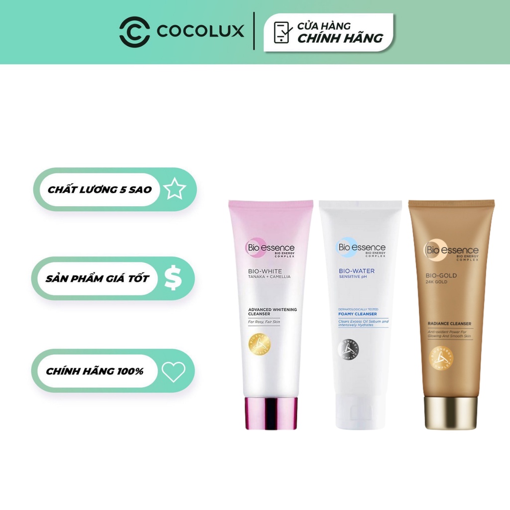 Sữa rửa mặt Bio-Essence 100g