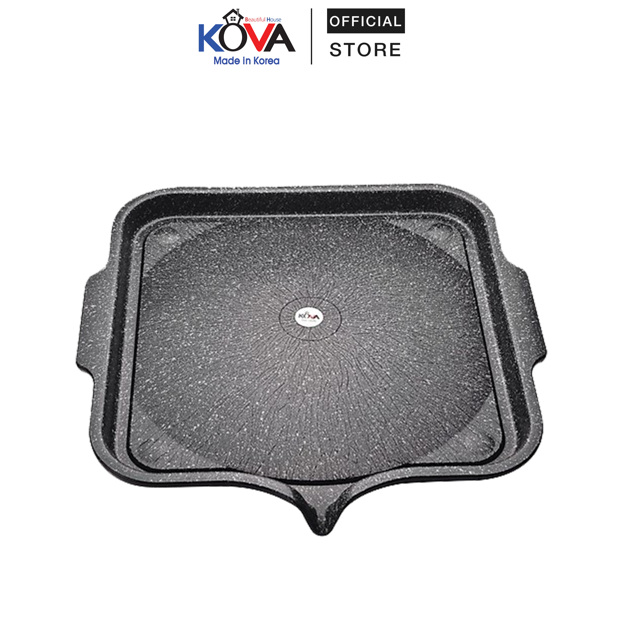 Chảo nướng chuống dính vuông kova hgs