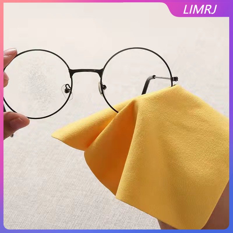 Limrj 1 cái vải lau kính vải gương mềm không bong tróc vải làm sạch sợi nhỏ