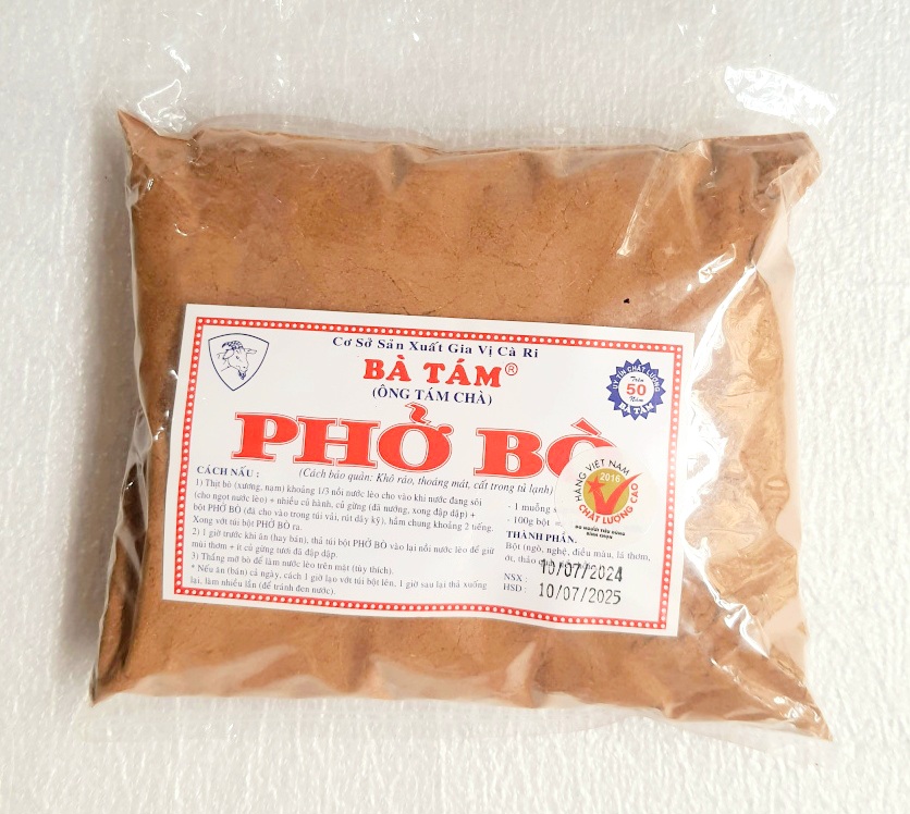 Bột thơm bột gia vị nấu phở bò bà tám gói 500g