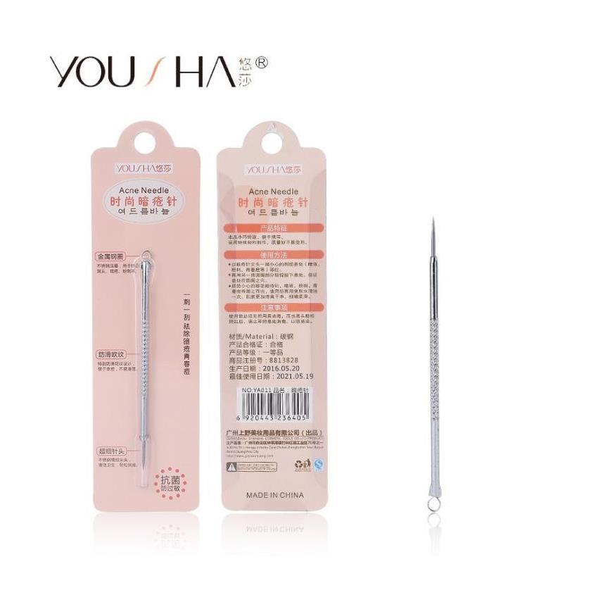 Cây nặn mụn 2 đầu Yousha acne needle