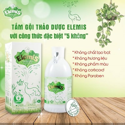 Sữa tắm trẻ em Elemis - hoàn toàn thiên nhiên - an toàn hiệu quả
