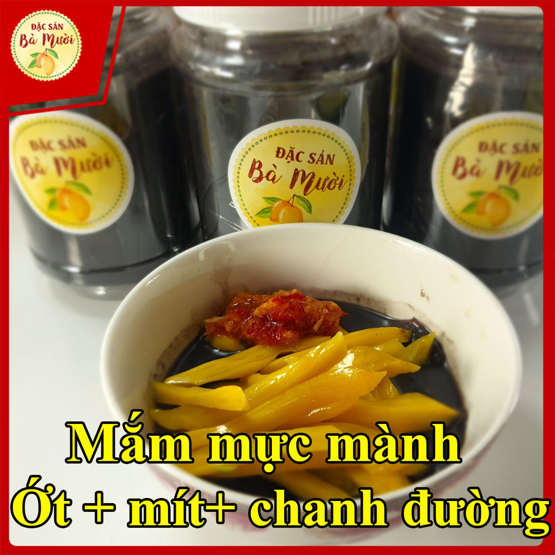 Mắm mực mành bình định - đặc sản bà mười