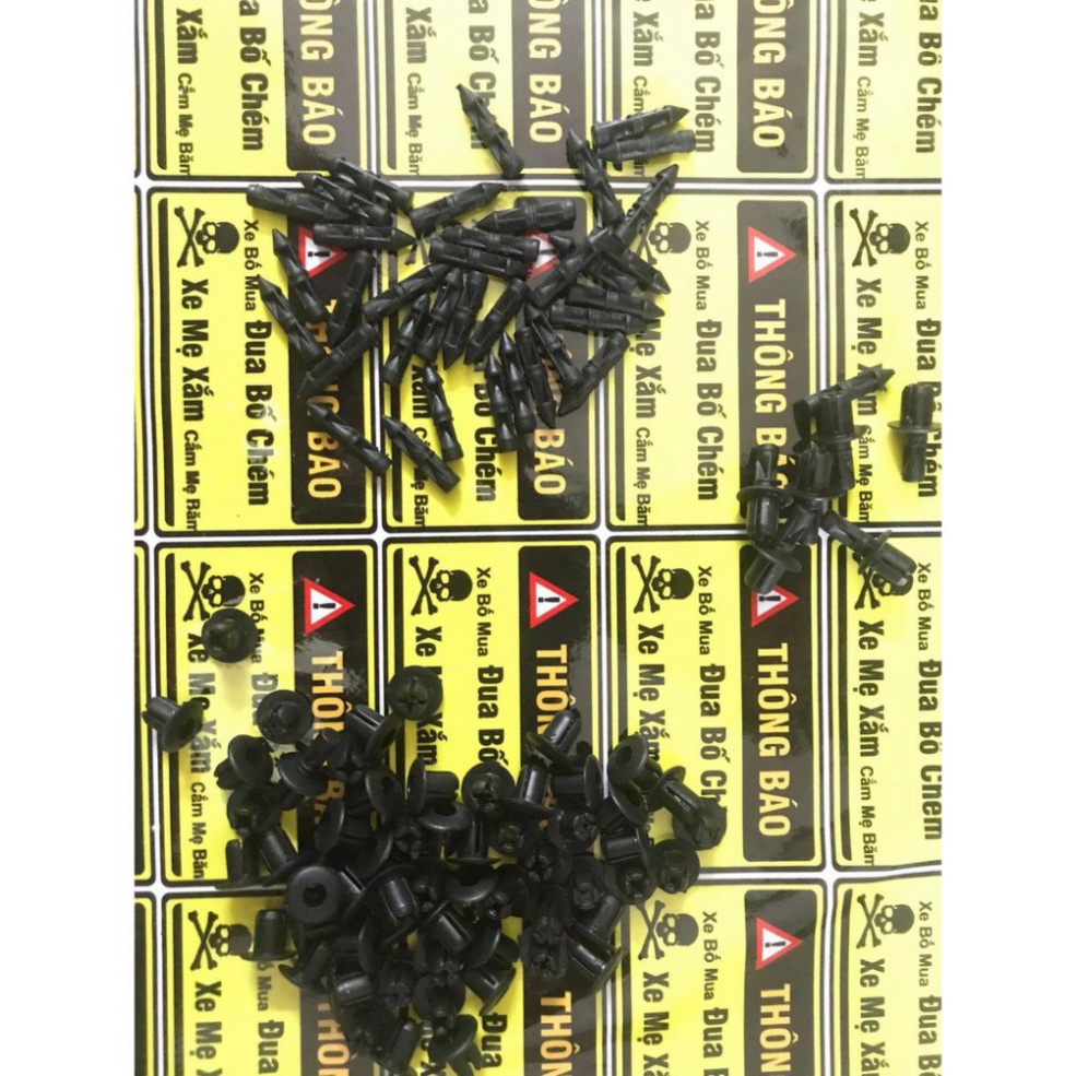 Ốc / Chốt bấm dàn nhựa xe các dòng xe- lắp được cho winner , exciter và các loại xe khác