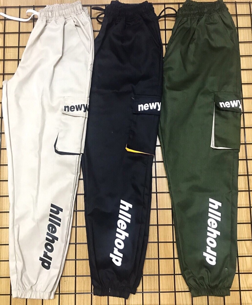 [HCM]( Hình thật ) Quần jogger kaki phối túi hộp kiểu dáng thể thao - Chất vải mềm mịn siêu đẹp