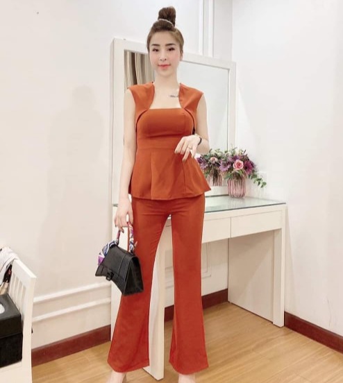 SET ĐỒ NỮ ỐNG SUÔNG VAI UMI CAO CẤP OEM (NUDE, ĐEN, XANH, CAM, 1 SIZE) - SALE 50%