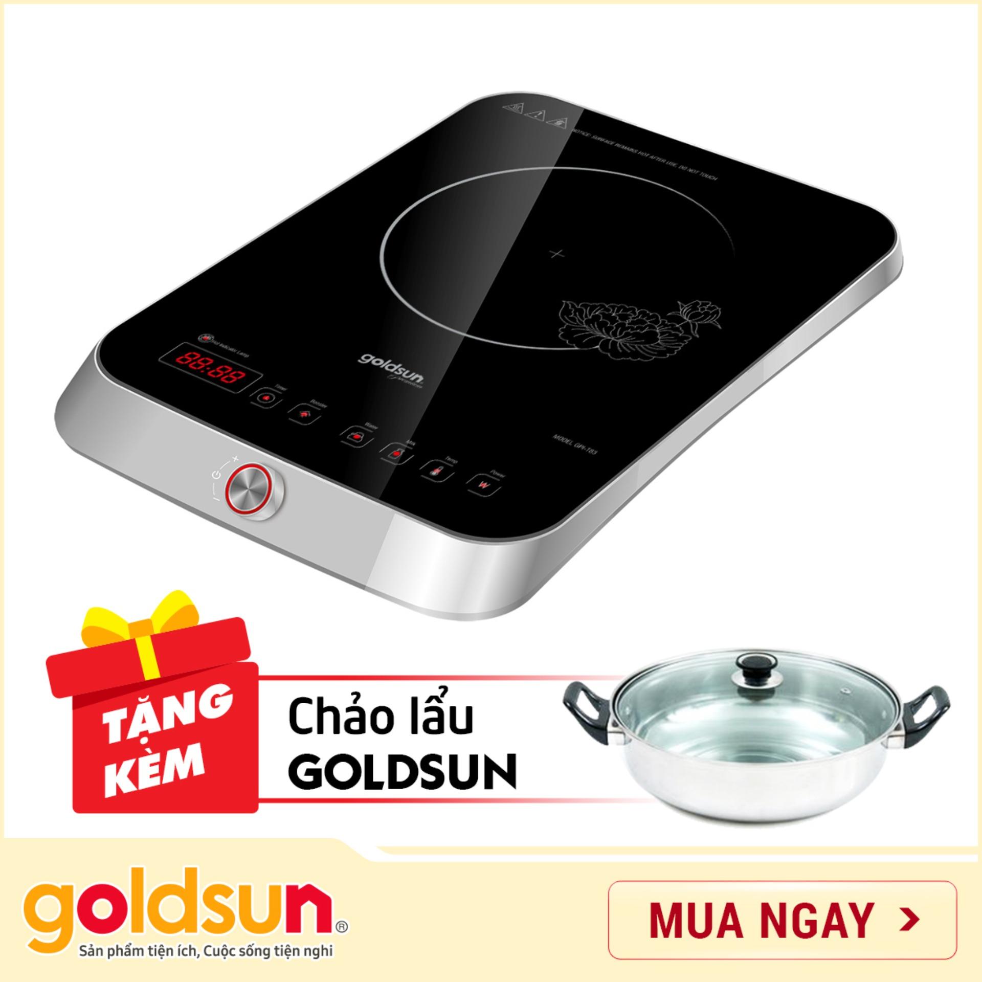 Bếp điện từ goldsun premium gpi-t83 bảo hành 2 năm