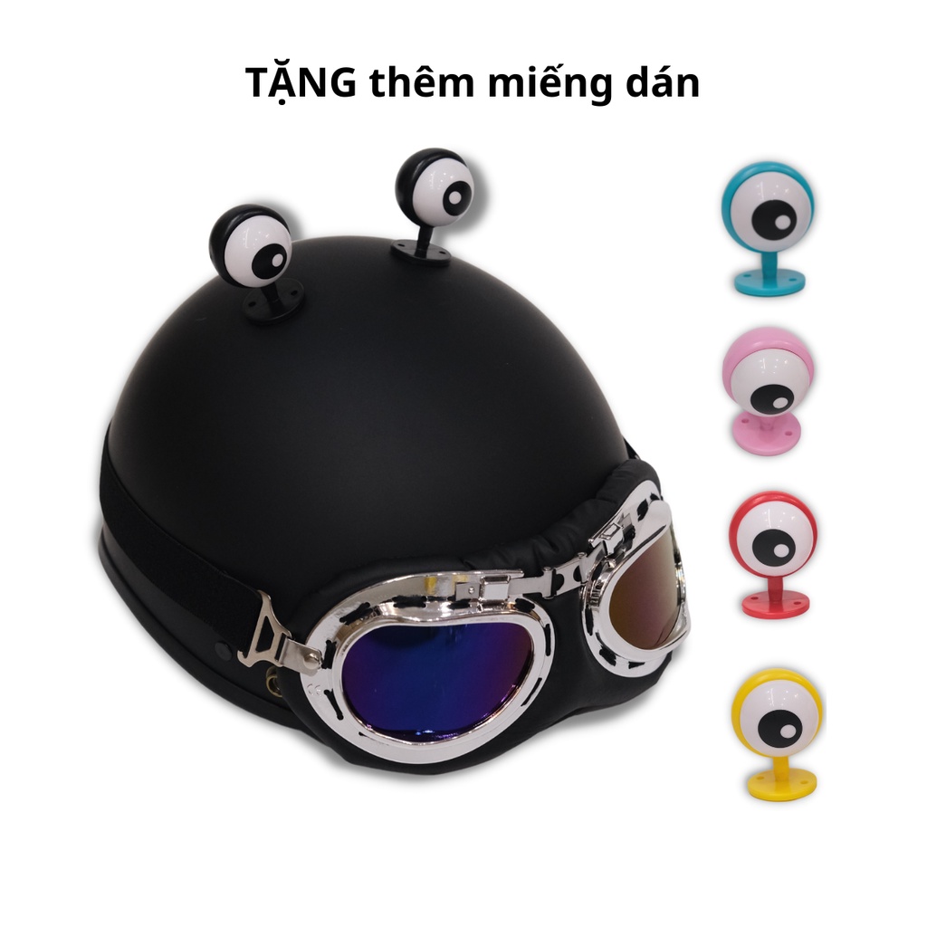 Mắt cua , mắt ếch , phụ kiện gắn mũ bảo hiểm cực độc, lạ