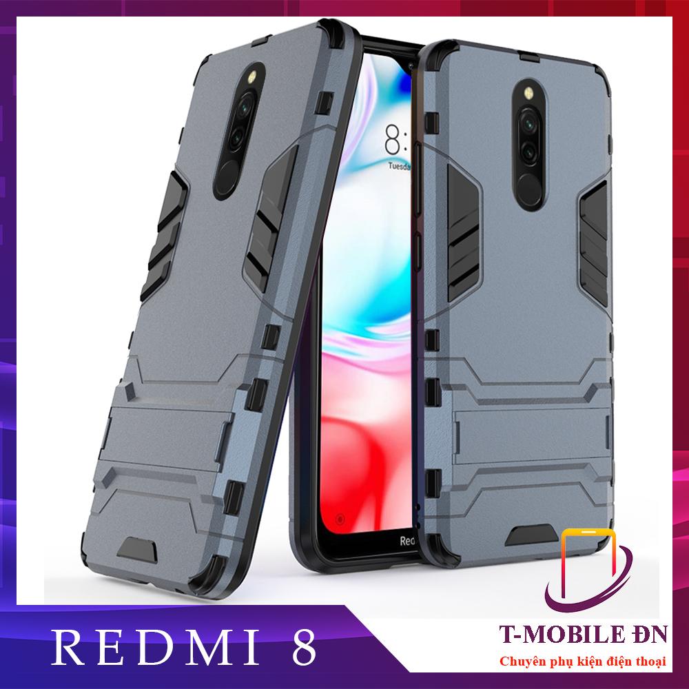 Ốp lưng Xiaomi Redmi 8 chống sốc iron man kèm chống xem video tiện lợi