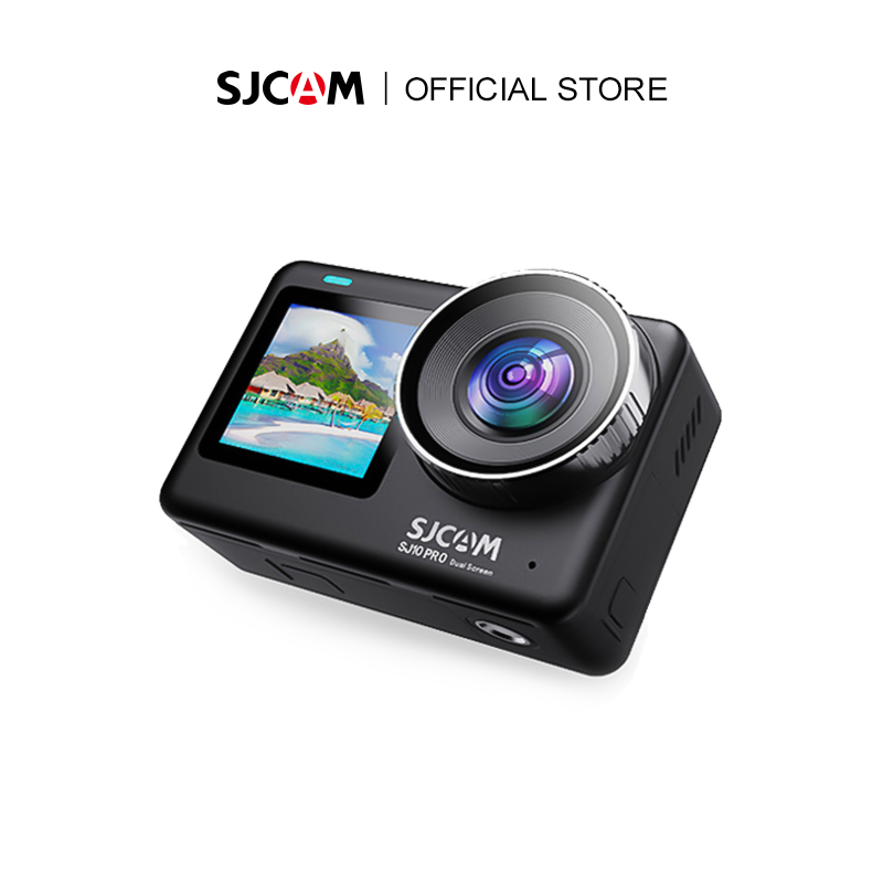  SJCAM SJ10 Pro màn hình kép Camera hành động 4K 60fps 20MP HD siêu nét Camera hành động với 2.33 "Màn hình cảm ứng 5M cơ thể không thấm nước 6-trục góc rộng 8x Thu phóng kỹ thuật số chuyển động chậm hỗ trợ 2.4G 5G Wi-Fi thể thao camera hành động video S 