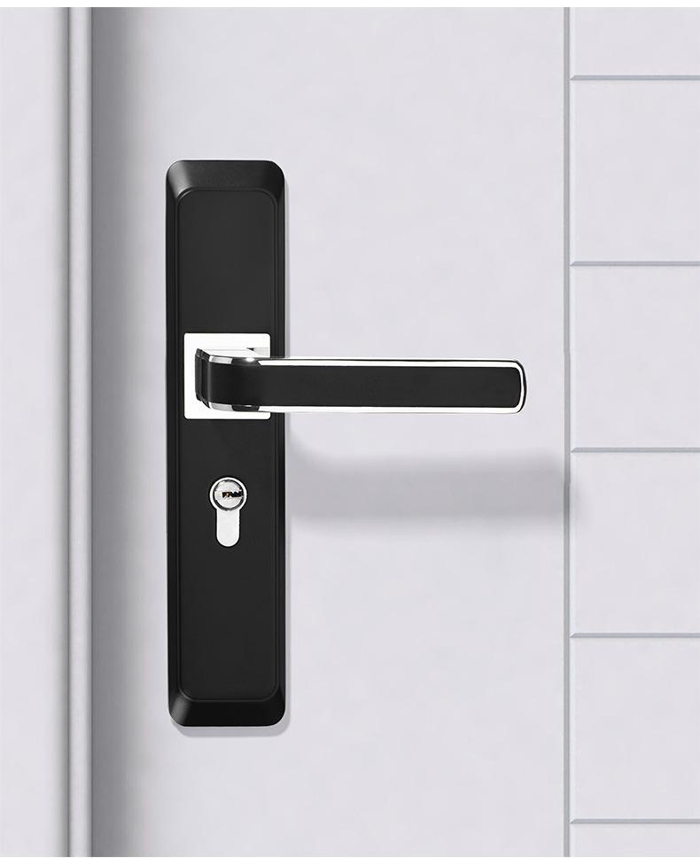 Khóa cửa tay gạt sang trọng cao cấp HSLKC03 - Bảo hành 12 tháng - Lắp đặt dễ dàng - Mẫu mã sang trọng - Ổ khóa chống trộm - Không ồn - Chống mài mòn