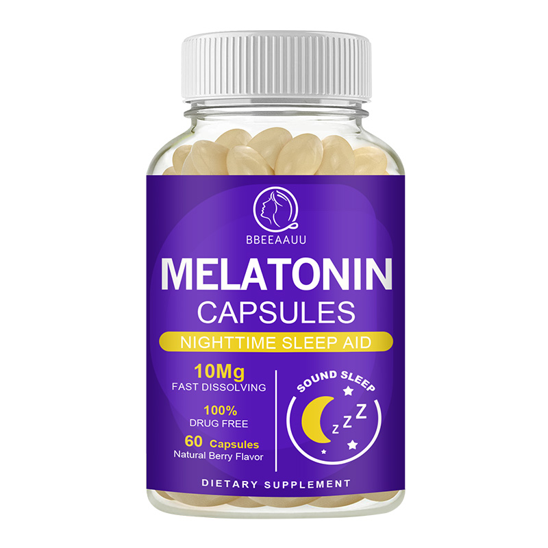 Bbeeaauu Melatonin viên nang cải thiện giấc ngủ làm giảm chứng mất ngủ 10mg điều chỉnh giấc ngủ cho một giấc ngủ ngon