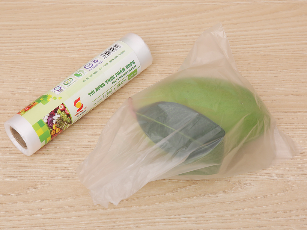[NSX: T11.2021] ]Túi đựng thực phẩm Nam Thái Sơn 17x25cm / 25x35cm (120 túi/cuộn)