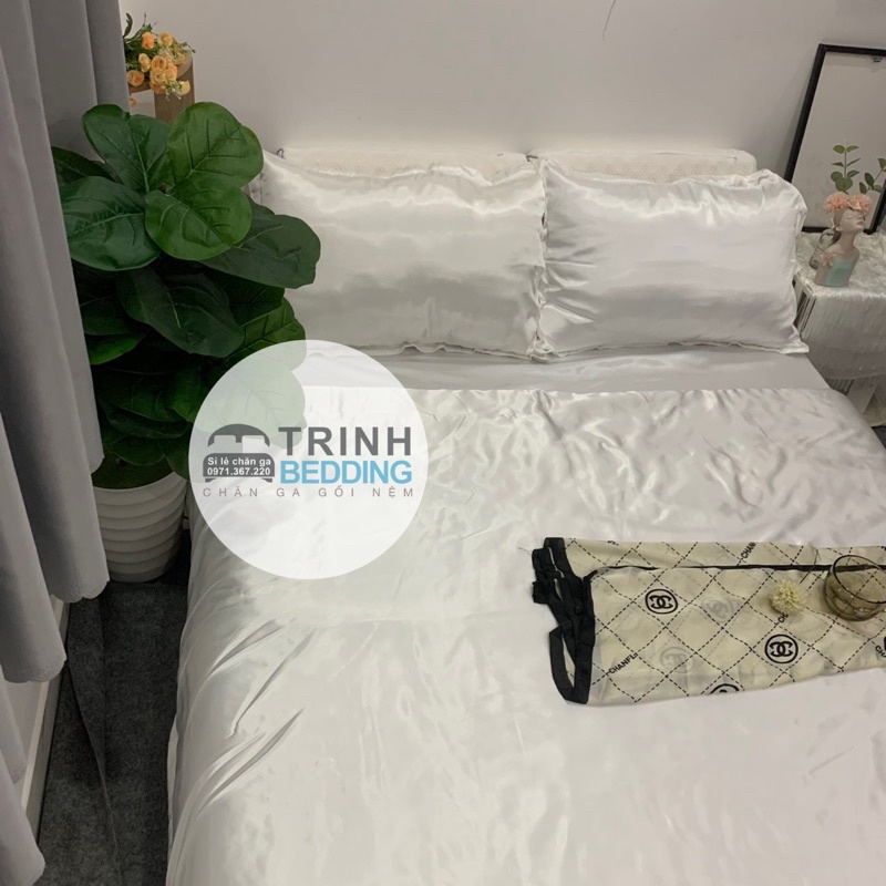 Vỏ chăn Lẻ Phi lụa Kích thước 200x220cm Sử dụng ruột chăn
