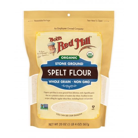 Bột mì spelt nguyên cám hữu cơ 567g bob's red mill organic spelt flour