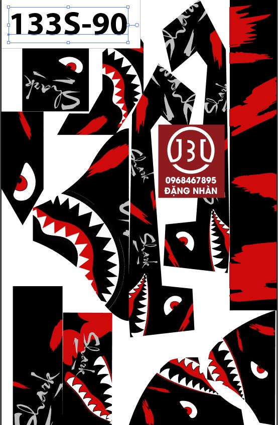 Tem trùm xe điện 133s mã  90