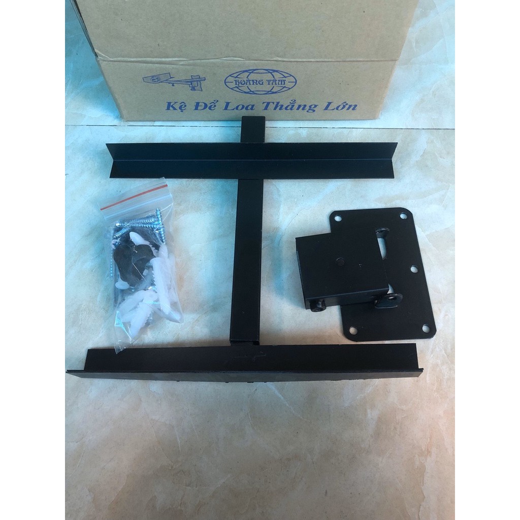 Cặp 2 kệ treo - treo loa cong và thẳng mẫu loại trung 2.5 tấc đến 3 tấc