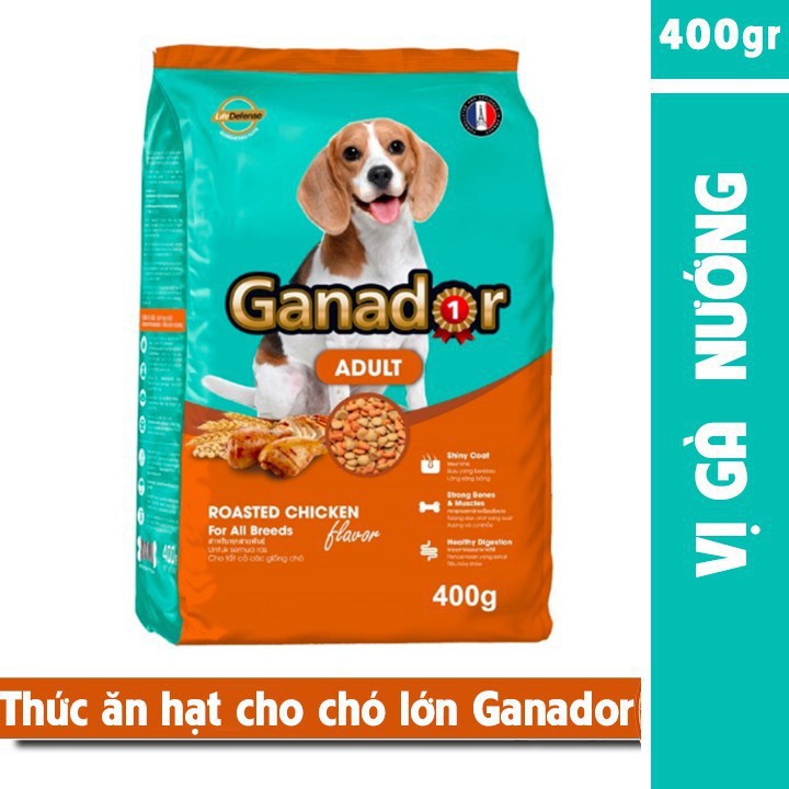 [HCM]GANADOR - gói 400gr-Thức ăn chó dạng hạt cao cấp (dành cho mọi loại chó) đồ ăn khô cho cún