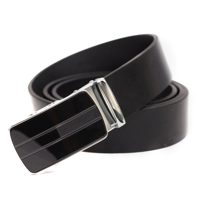 Thắt lưng Nam DA BÒ MIẾNG, KHÓA LĂN Mặt Gương chống gỉ sáng bóng bền đẹp sang trọng, Dây nịt nam Chakovet CK.S102 kiểu dáng mới
