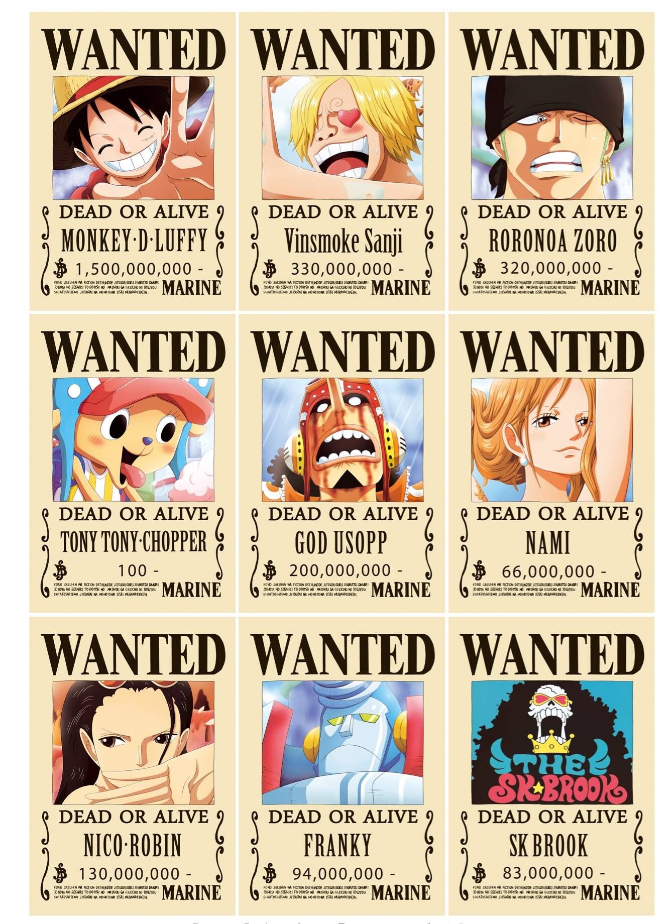 Poster One Piece - Lệnh Truy Nã Luffy – Siêu Thị Sách & Tiện Ích Nhân Văn