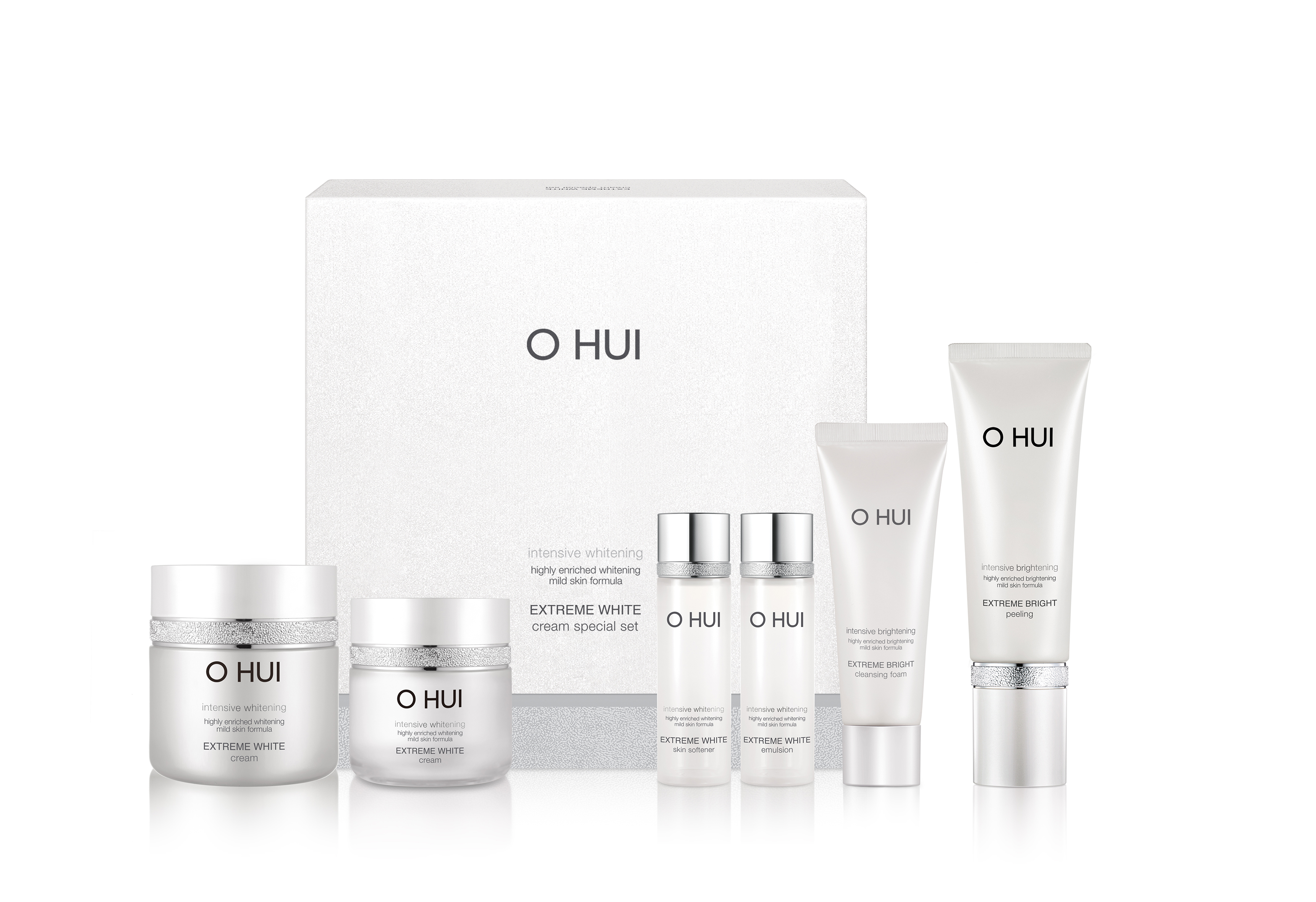 Bộ Kem dưỡng trắng OHUI Extreme White Cream set
