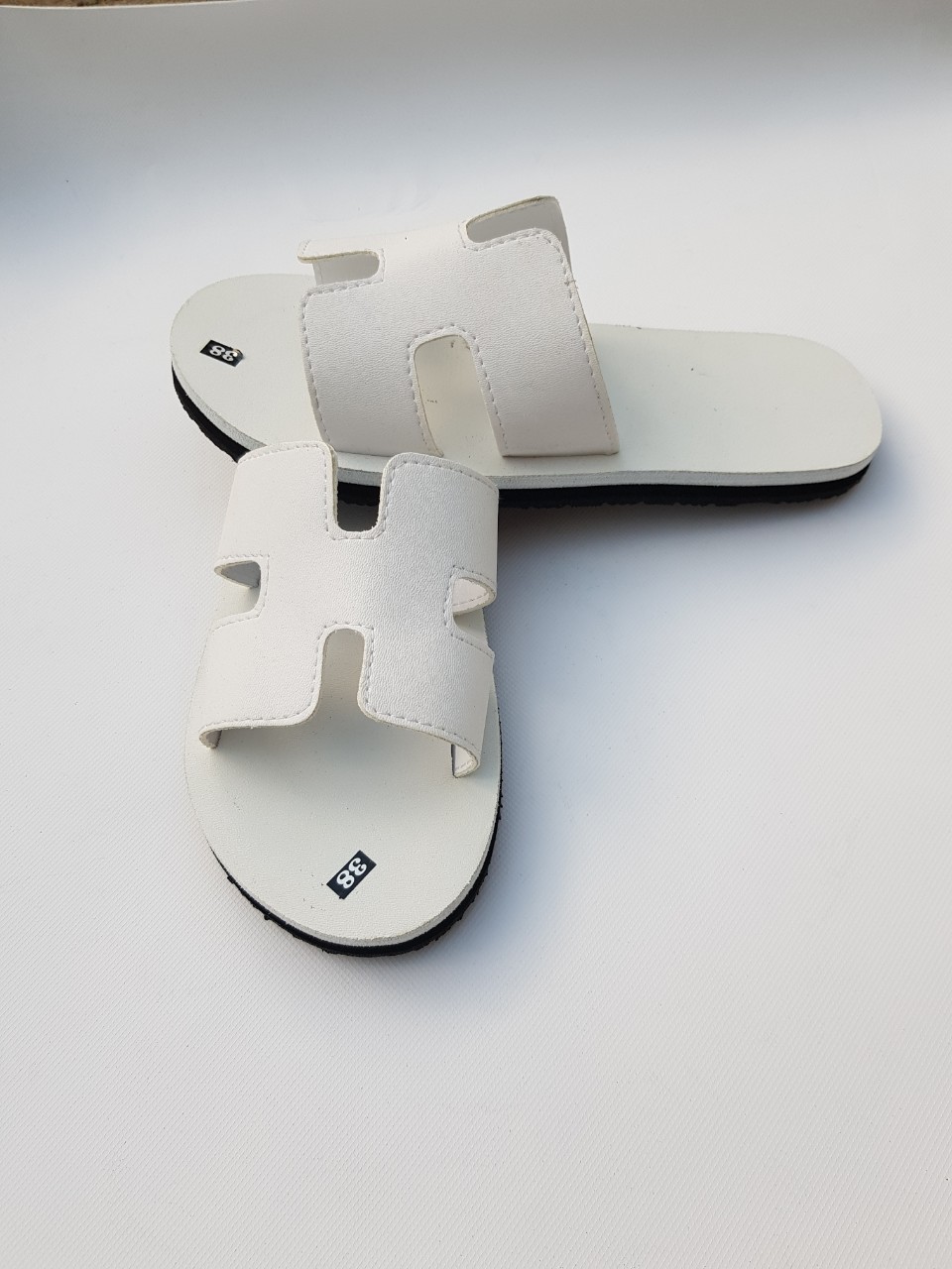 [FREESHIP + HOÀN TIỀN 50K] sandal đồng nai dép chữ H đế trắng quai trắng nam và nữ size từ 35 nữ đến 44 nam