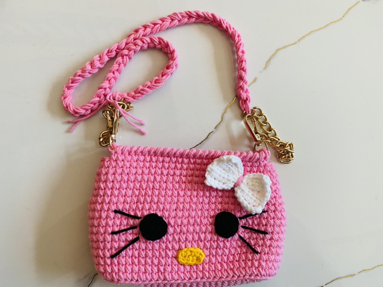 Túi len handmade cho bé