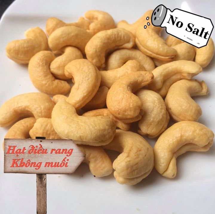 0.5kg Hạt điều rang không muối, sạch vỏ lụa|0.5kg Unsalted cashew nuts