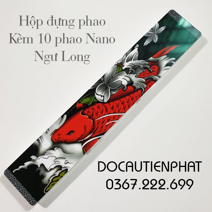 Hộp phao câu đài kèm 10 phao câu nano - Cam kết bảo hành đổi trả trong 2 tuần đầu