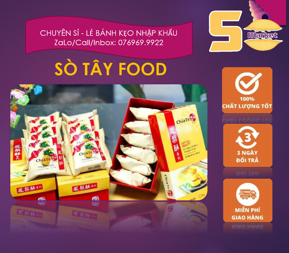 Bánh Dứa ChiaTe Đài Loan Thượng Hạng