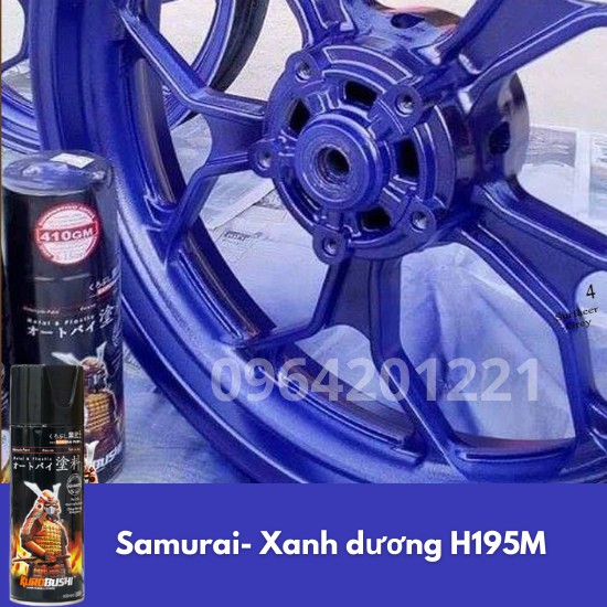 Samurai H195M sơn xịt màu xanh dương Sporty Blue H195M*