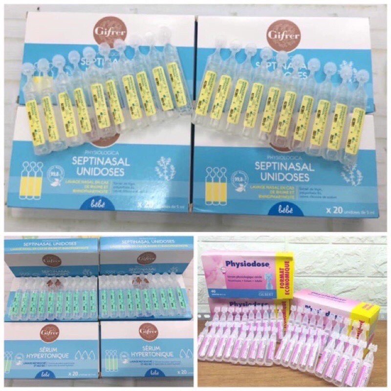 Nước muối sinh lý của Pháp - Muối Hồng