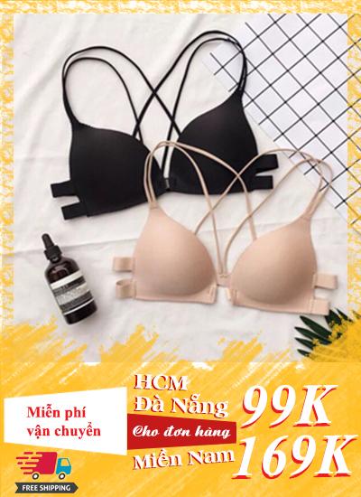 Áo bara cài trước - làm từ su đúc - cấu trúc bàn tay - siêu bền - siêu ôm ngực - 810 .