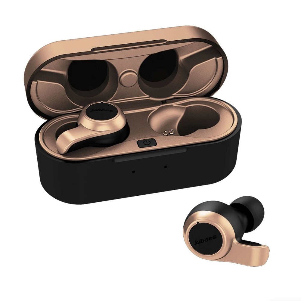 Tai nghe True Wireless Jabees Firefly Vintage - Bluetooth 5.2, Có aptX, Chế độ Gamingmode, Chống nước IPX5, Sạc không dây
