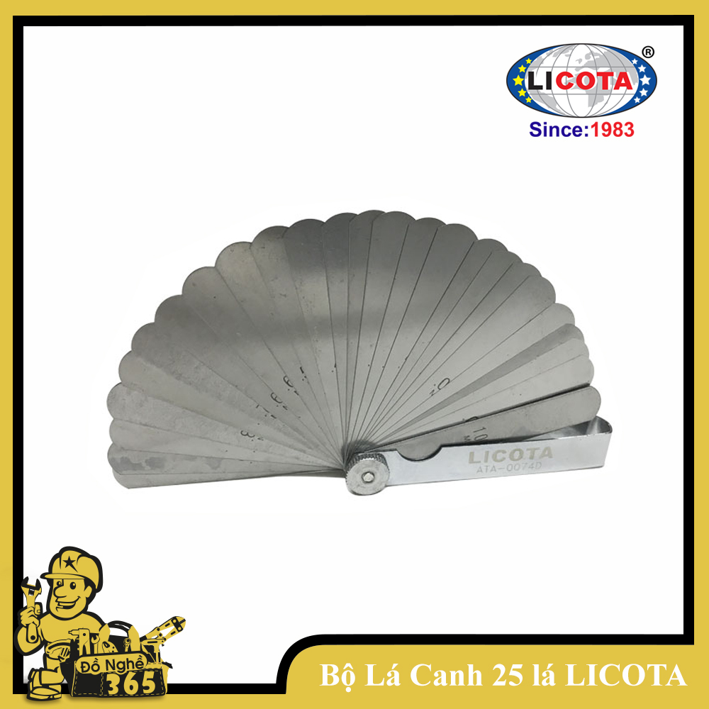 Bộ thước lá đo khe hở LICOTA , thước đo khe hở độ chính xác cao dễ sử dụng sản xuất tại Đài Loan