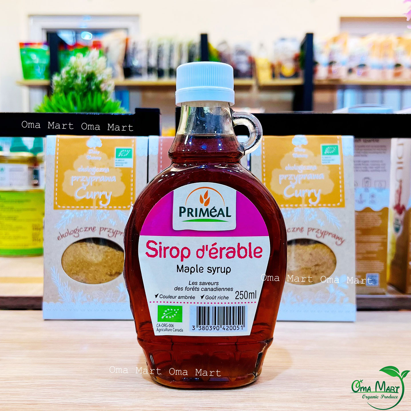 Siro cây phong hữu cơ Primeal 250ml