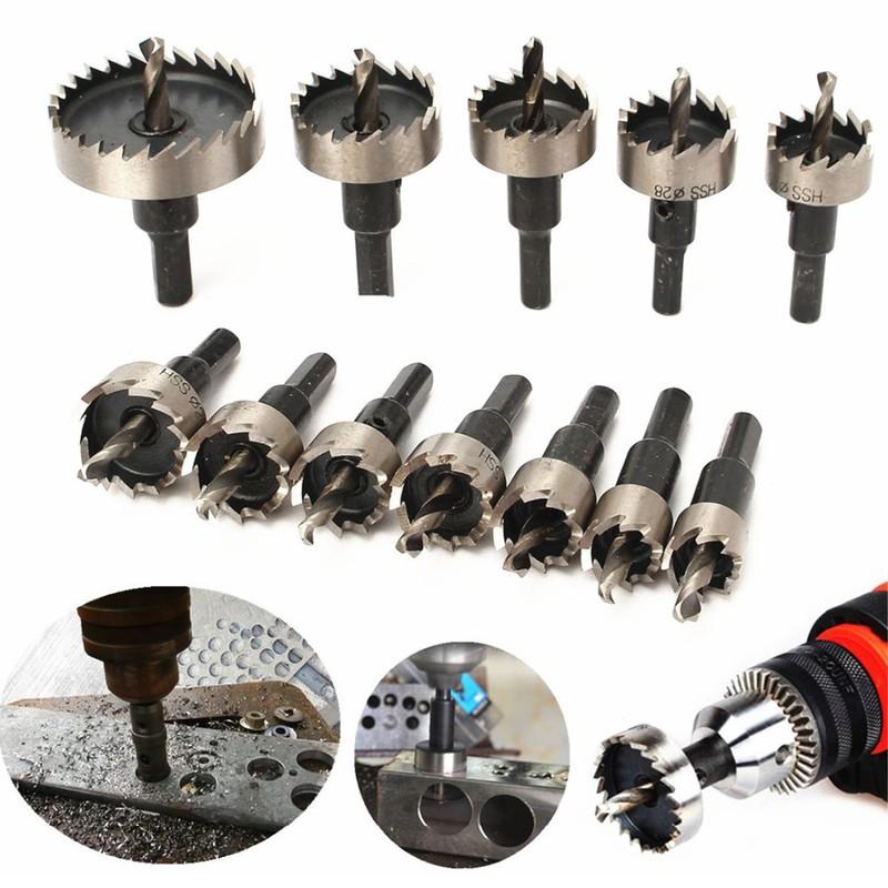 Bộ 5 mũi khoan khoét lỗ hợp kim HSS cao cấp